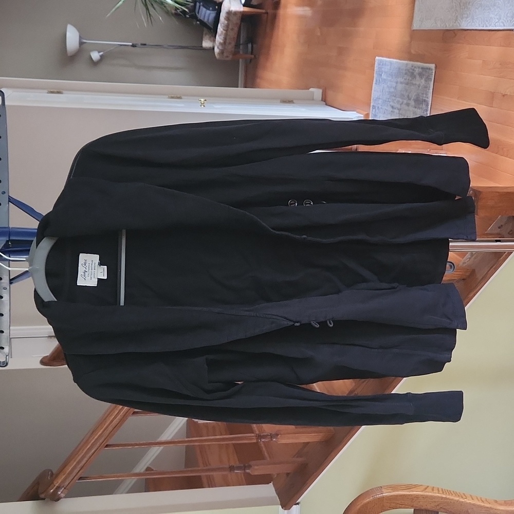 Lucky Lotus Black Cardigan